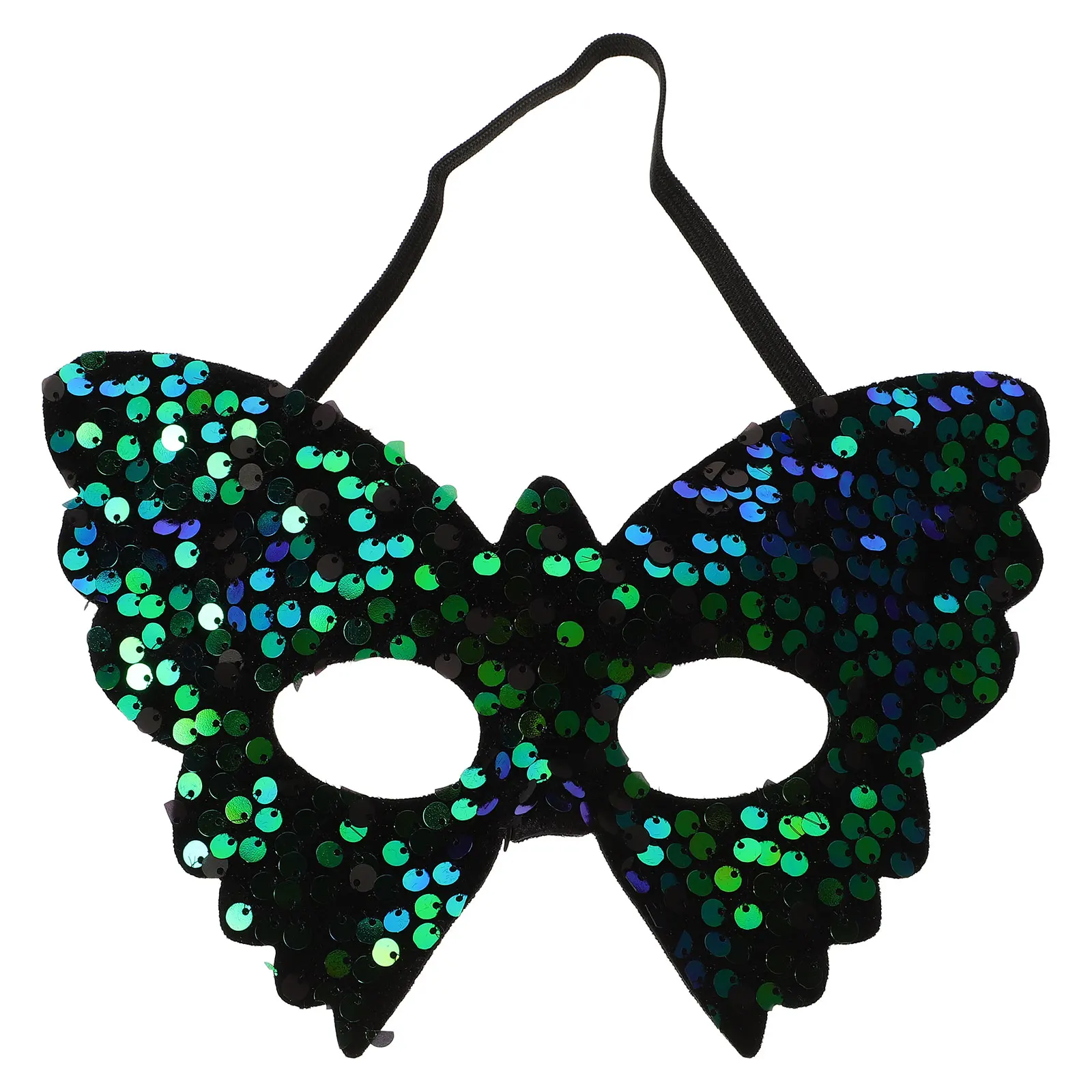 

Sparkling Venetian Butterfly For Women Elegant Sequin Masquerade Ball Party Face Mask Glamorous Carnival Prop Decorative Mask