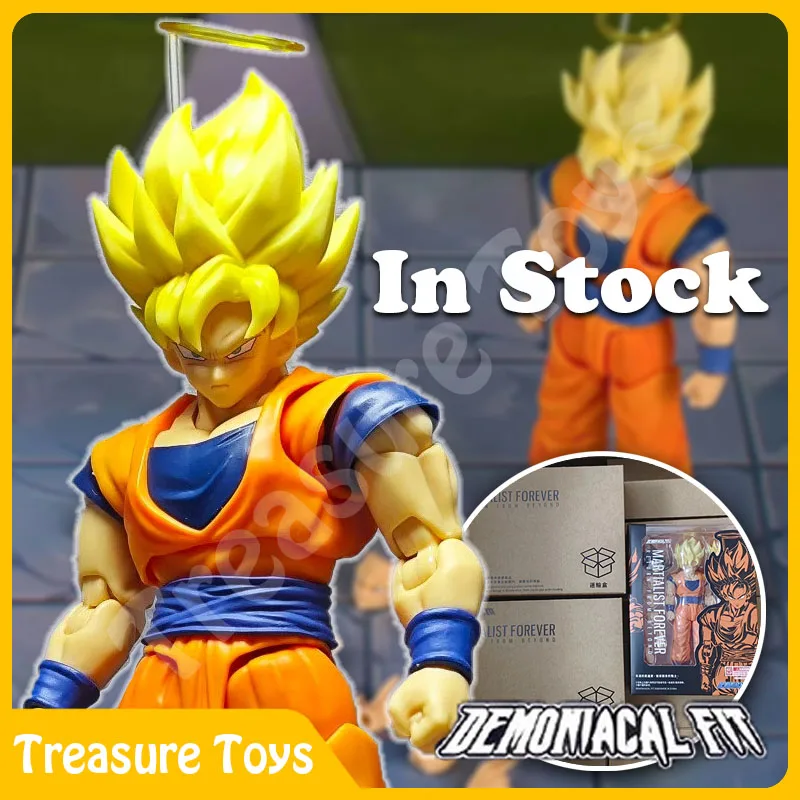 

Demoniacal Fit Son Goku Фигурка Dragon Ball Z Super Saiyan Martialist Forever Son Goku Аниме Фигурки Модель Детские Подарки Игрушки