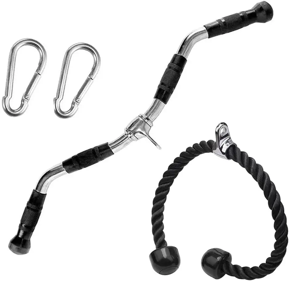 

Тянущийся стержень LAT/Трицепс, тянущийся стержень/изогнутый тянущийся стержень, многофункциональный тренажер, кабельные станки, твердая сталь с