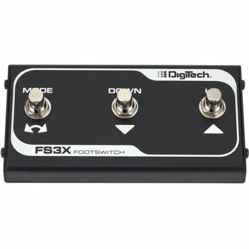 Digitech FS 3X FS3X Compact and portable 3-Function FootSwitch with Durable 3 Button Metal Chassis Construction