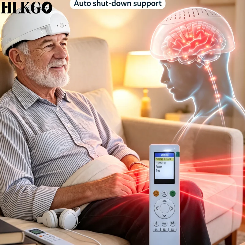 Clinical Grade 1070nm NIR Brain Helmet 1-20000Hz for TBI Neurological Rehabilitation & Cognitive Healing