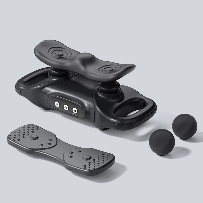 

Dual Head Massage Deep Tissue Muscle Relax Body Massager 3 Speed Percussion Fascia for Pain Relief and Recovery