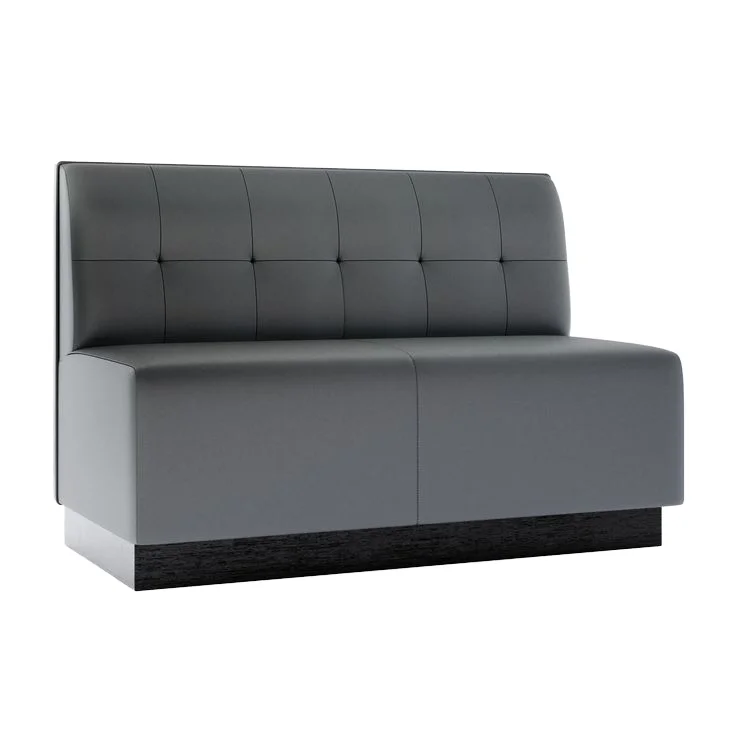 Wholesale Modern Design PU Leather Sofa Button Tufted Dining Bench For Restaurant Cafe Nightclub Panel Bench For Luxury Seating