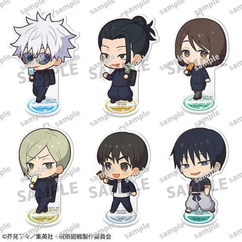 

Gojo Satoru Itadori Yuji Kugisaki Nobara Theme Scene Cartoon Acrylic Stand Figure Display Model Plate Cosplay Desktop Decor