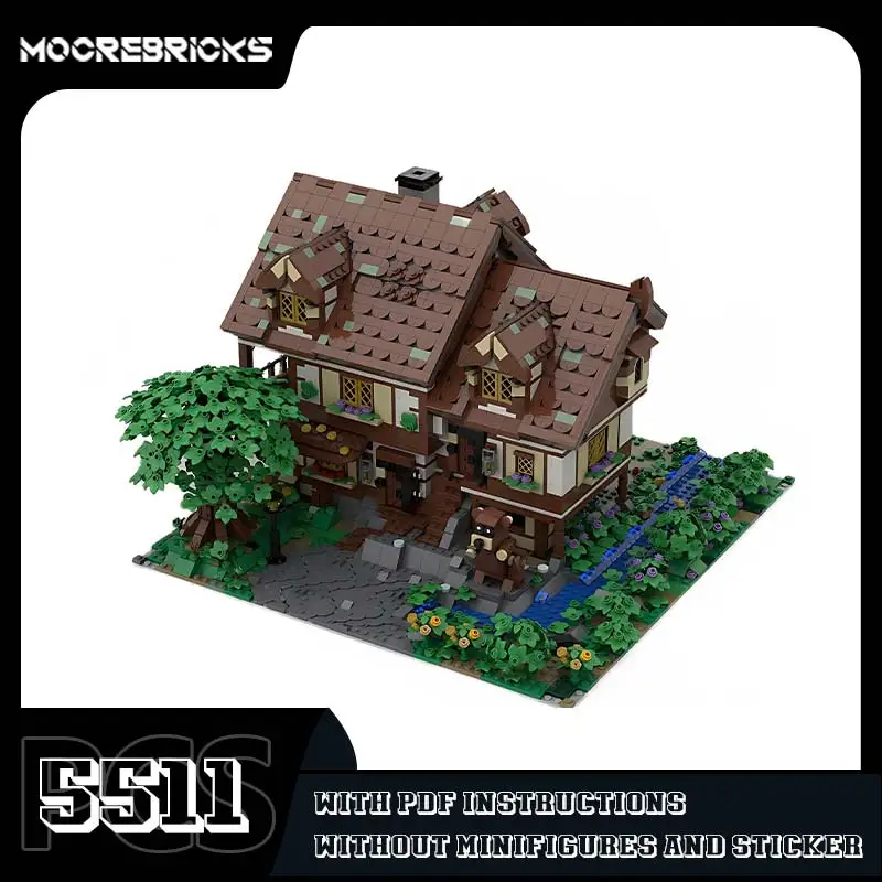 Film Architecture Bree Taxidermist House Model Building Blocks Bricks DIY Assembly Toy Display Sets Children's Puzzle Gifts