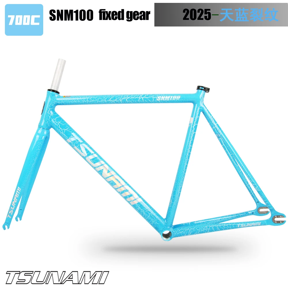 2025 新津波 SNM100 自転車フレーム固定ギアキャリアキットアルミ競馬