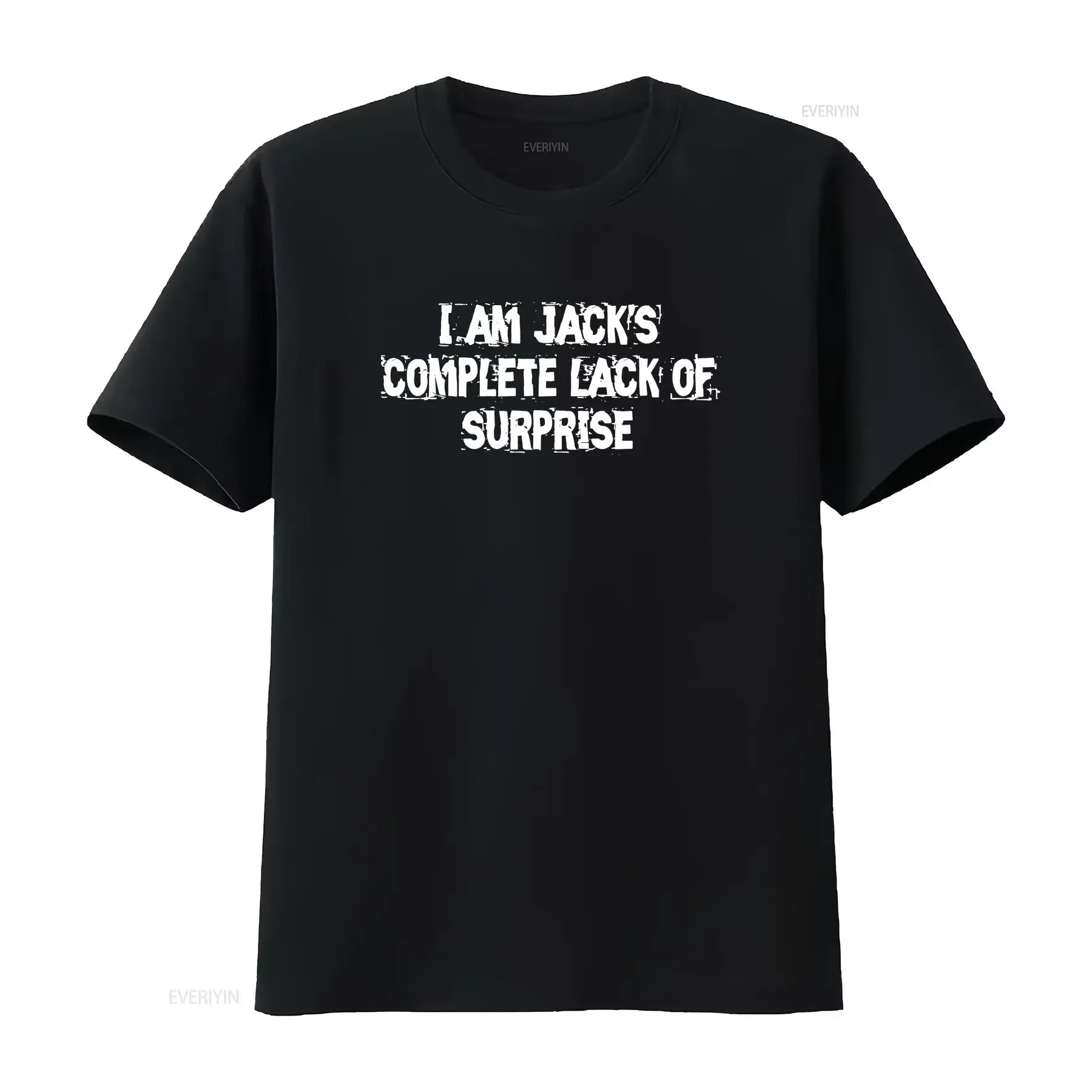 I am Jack's complete lack of suprise Fight Club Sarcastic T Shirt Smartass Adult Humor Funny  vintage Washed
