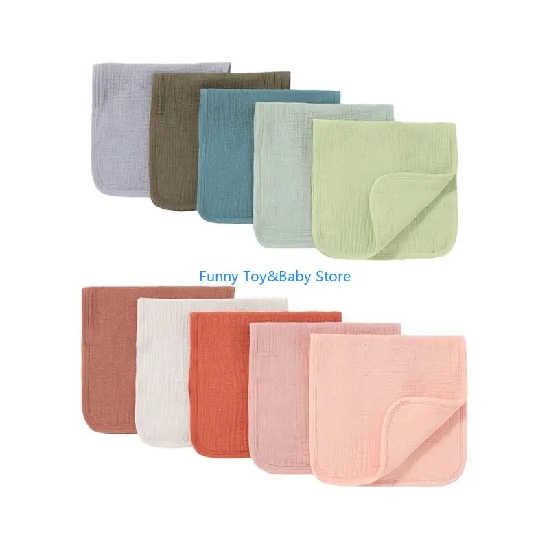 

Organic Cotton Baby Burp Cloth Set Of 5 Recyclable Soft Nursing Citations For Feeding Spit Up Security And Mess Care C90B