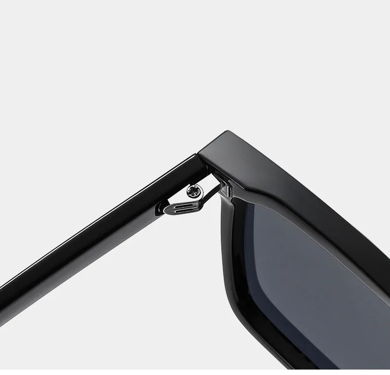 Herrensonnenbrille zum UV-Schutz beim Fahren. 2025 Modische Sonnenbrille mit quadratischem Rahmen im neuen Stil 2050 – Detail 10