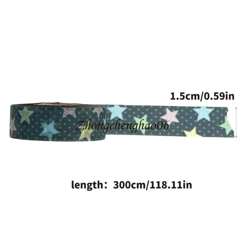 Лента STAR BOWKNOT Pattern ScrapBooking Tape для скрапбукинга Журнал Фотоальбом 601F