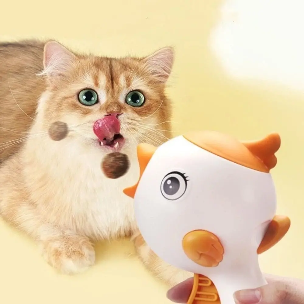 

Creative Handheld Dog Snack Launcher Cartoon Portable Dog Snack Feeder Plastic Automatic Interactive Boredom Reliever