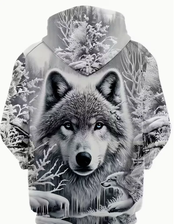 عارضة هود البلوز 3D طباعة هوديي كاوبوي كم طويل الشارع الشهير البلوز المتضخم البلوز رجل مقنعين هوديس