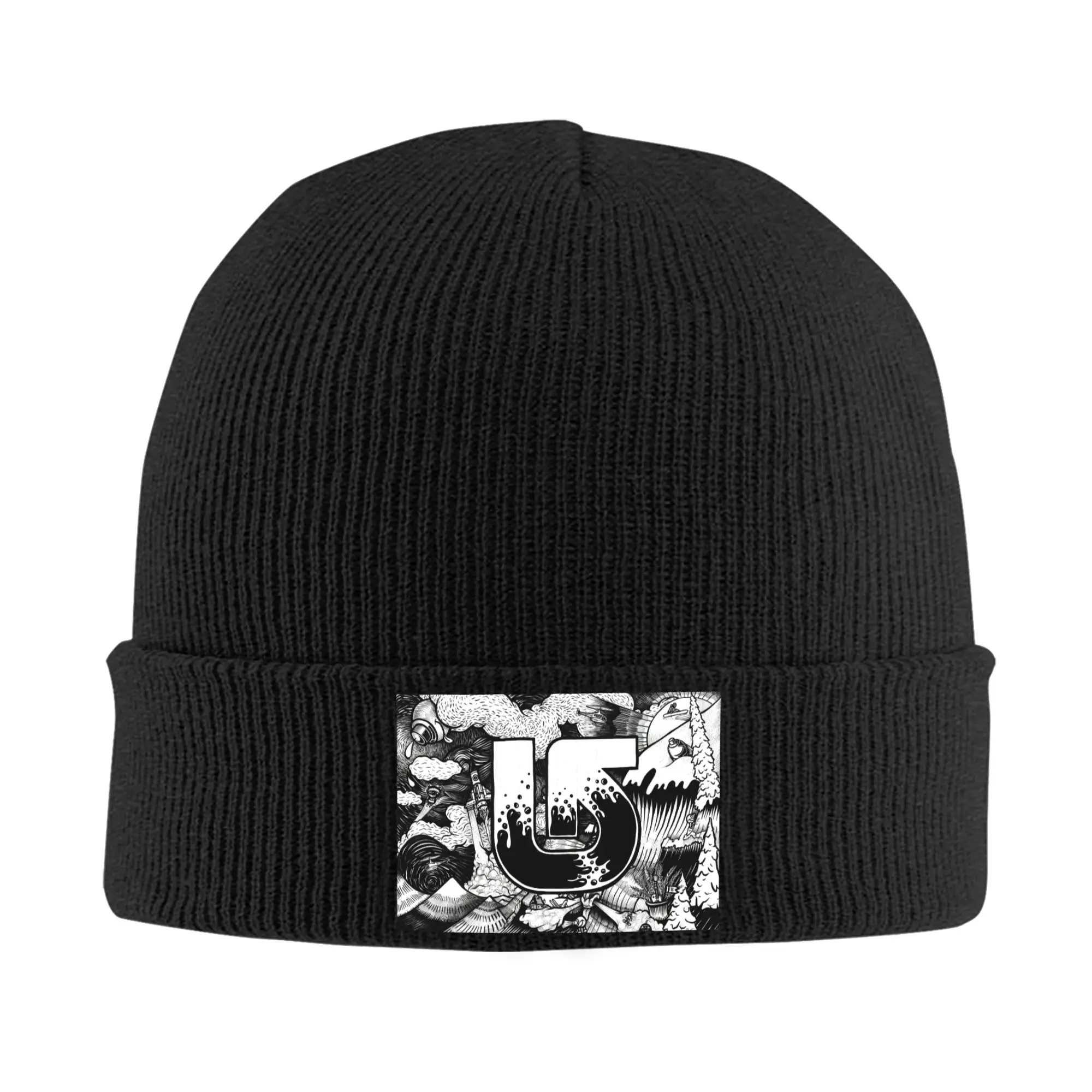 Custom Burtones Mountain Arrow Snowboard Bonnet Hats  Hip Hop Knitted Hat For Women Men Warm Winter  Skullies Beanies Caps