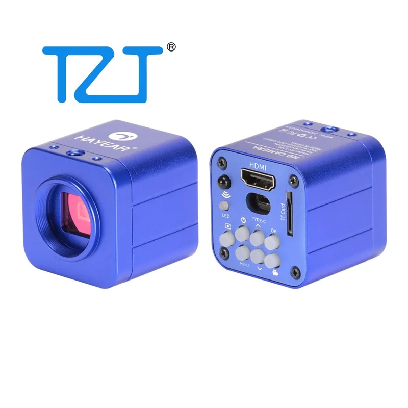 TZT HY-5100 24MP Full HD 1080P 2K kompatybilna z HDMI kamera mikroskopowa USB cyfrowa elektroniczna kamera przemysłowa do naprawy telefonów komórkowych