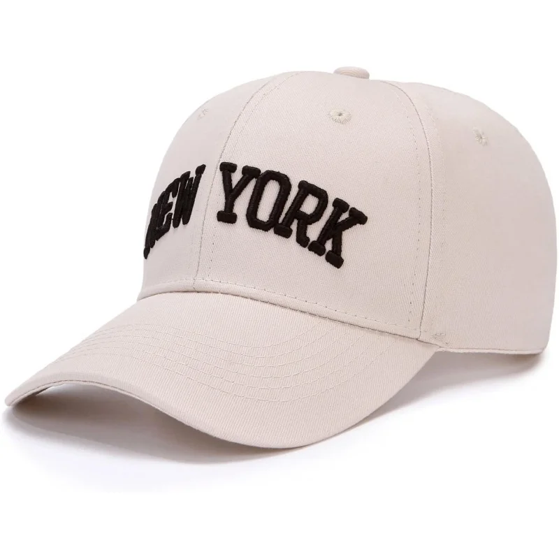 

Classic and fashionable baseball cap with New York embroidery adjustable men's and women's duckbill caps