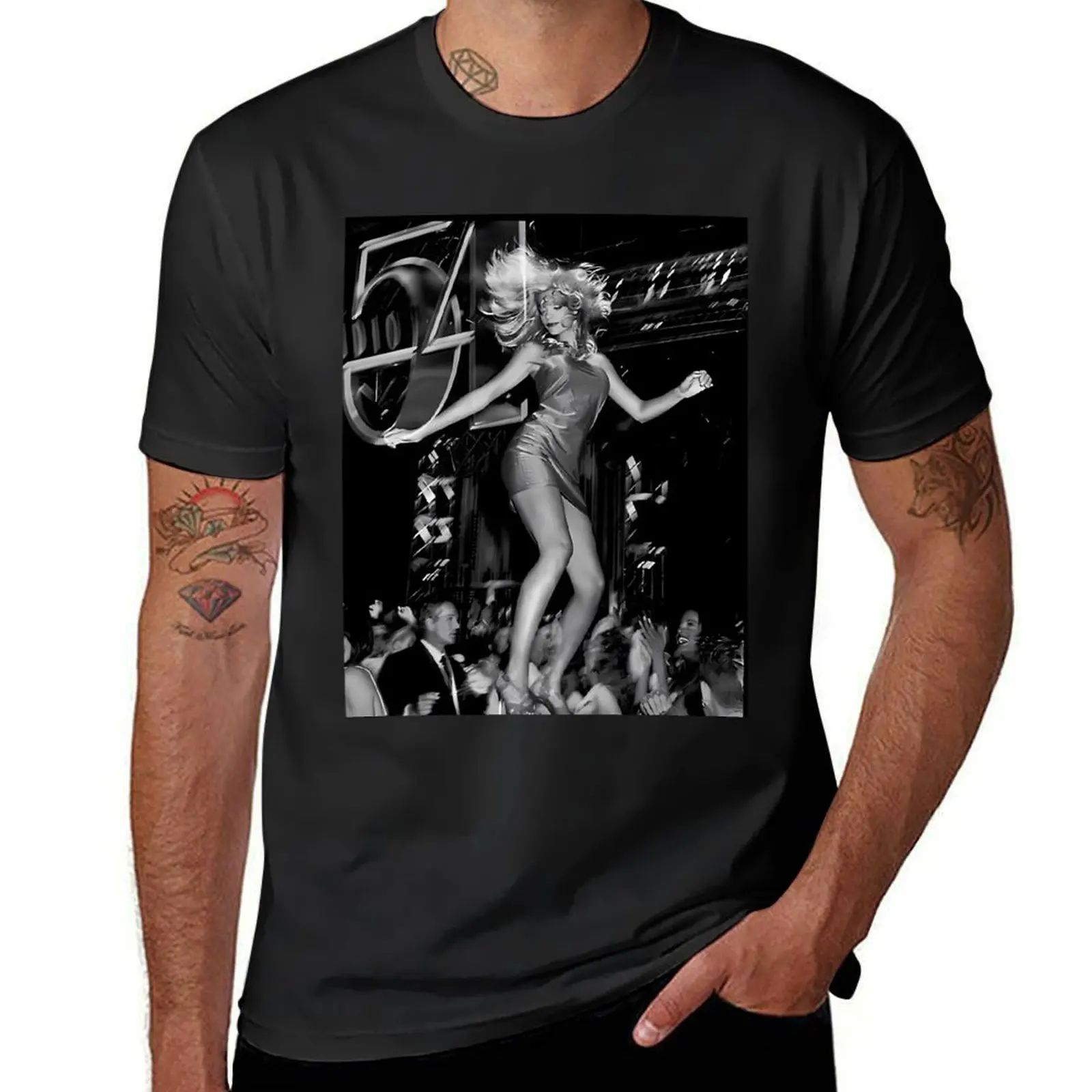 

Club Nightlife 54, Disco 54 Music Party New York T-Shirt new edition vintage clothes men t shirts