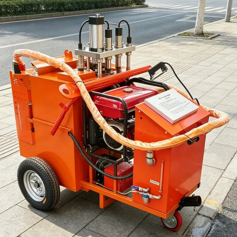 Customized Pavement Crack Sealing Equipment Self Propelled Electric Driven For Asphalt And Concrete Pavement