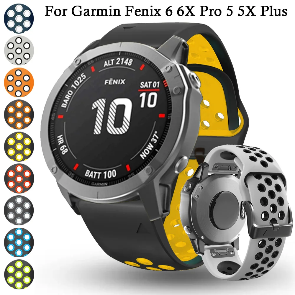 26-22mm-silicone-strap-for-garmin-fenix-6-6x-pro-5-5x-plus-935-mk1-quick-release-band-replacement-smart-watch-wristband-bracelet