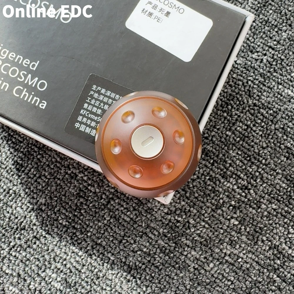 Juguetes EDC usados 42.COSMO Death Star PEI Rotor mecánico Gyro Metal Fidget Spinner aparatos de escritorio Fidget Spinner Spinning Tops Cool