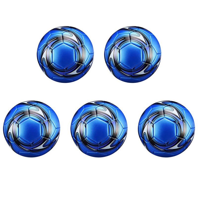 

RTSHE-5X Professional Soccer Ball Size 5 Official Soccer Training Football Ball Competition Outdoor Football Blue