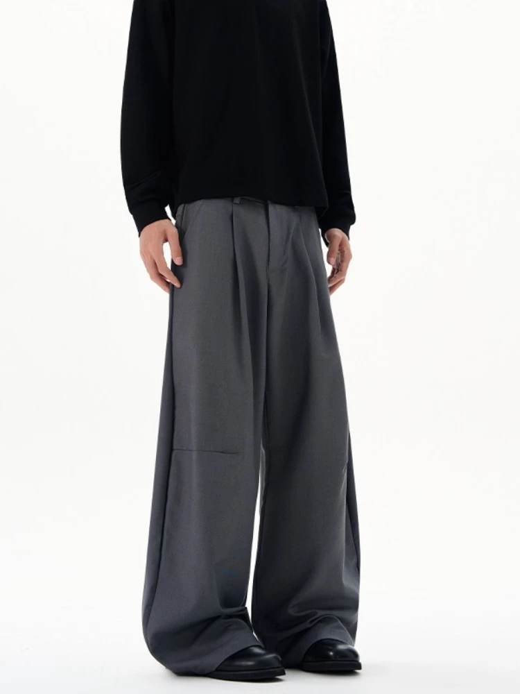

Autumn Y2k Men's Casual Pants Fashion Wide-leg Loose Fashion Trousers Streetwear Personality High Quality Male Pants