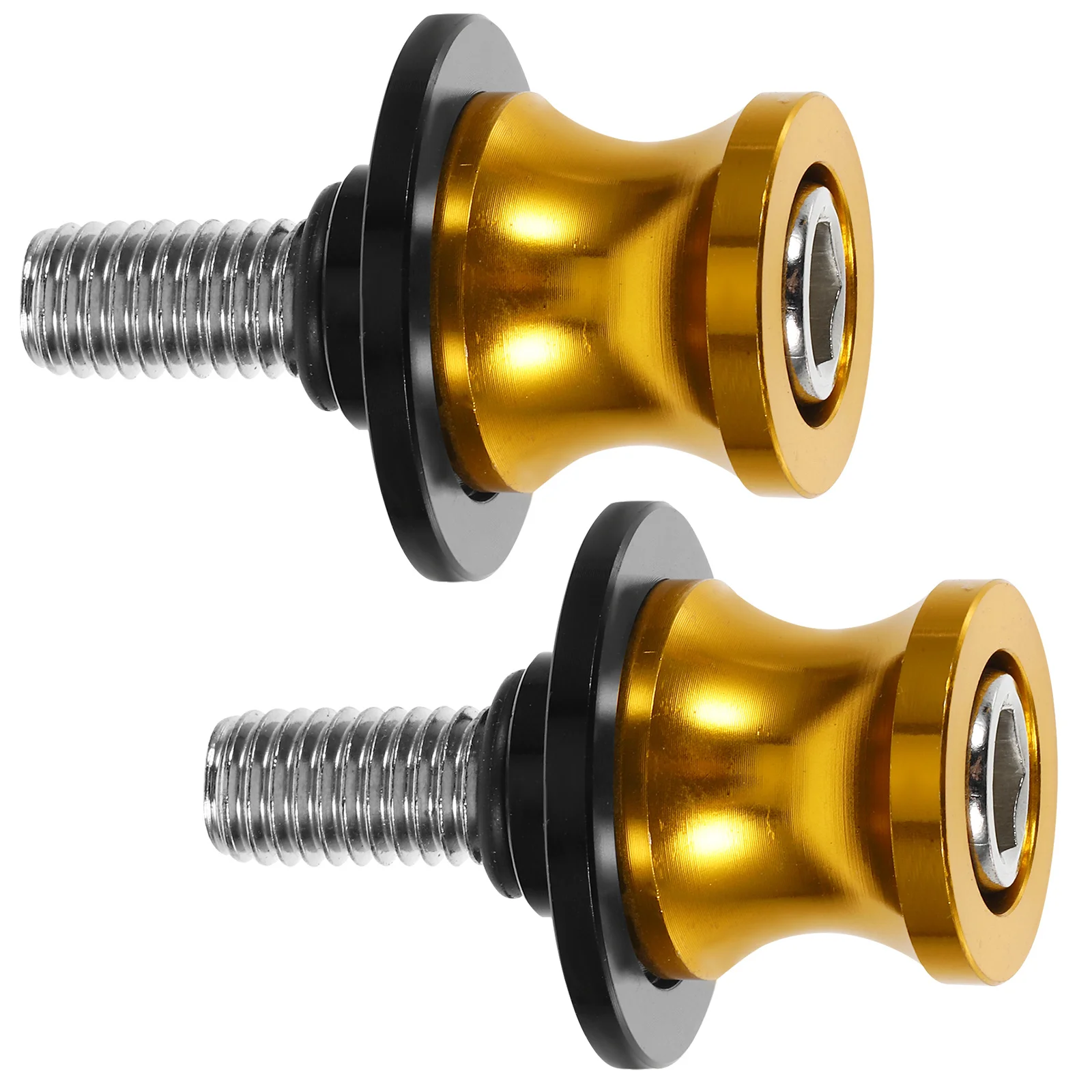 

1 set 1 Set Iron Motorcycle Swing Arm Spool Slider 10Mm Universal Frame Screws Swingarm Stand Paddock Bobbins Rear Start Design