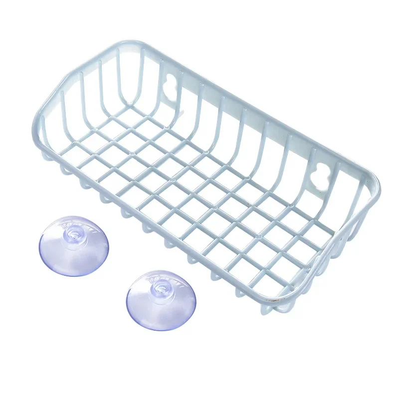 Wash Multifunctional Suction Cup Dishwashing Sponge Holder Hanging Storage Rack Drain Rack Sink Shelf Kitchen Accessories Tool