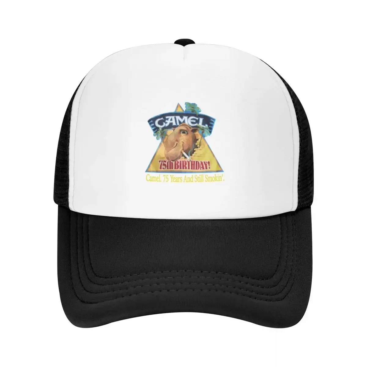 Camel Cigarettes Pocket Gray Deadstock Joe Camel Baseball Cap Anime Hat Sun Cap black Golf Wear Men Women's