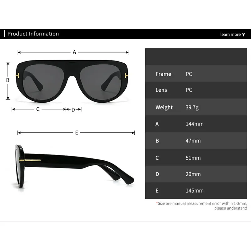 Flat Top Rivet Classic Sunglasses Women For Men Fashion Vintage Punk Sun Glasses Luxury Brand Designer Popular Big Frame Eyewear