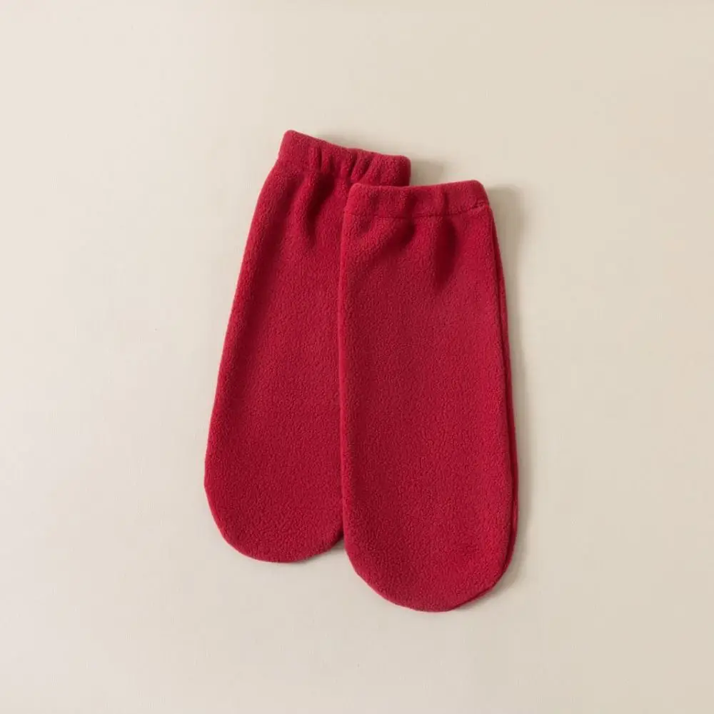 Mode Plüsch Fleece Schlaf Socken Verdicken Warme Schlafen Socken Frauen Weiche Strumpfwaren Winter Boden Socken Alten Mann