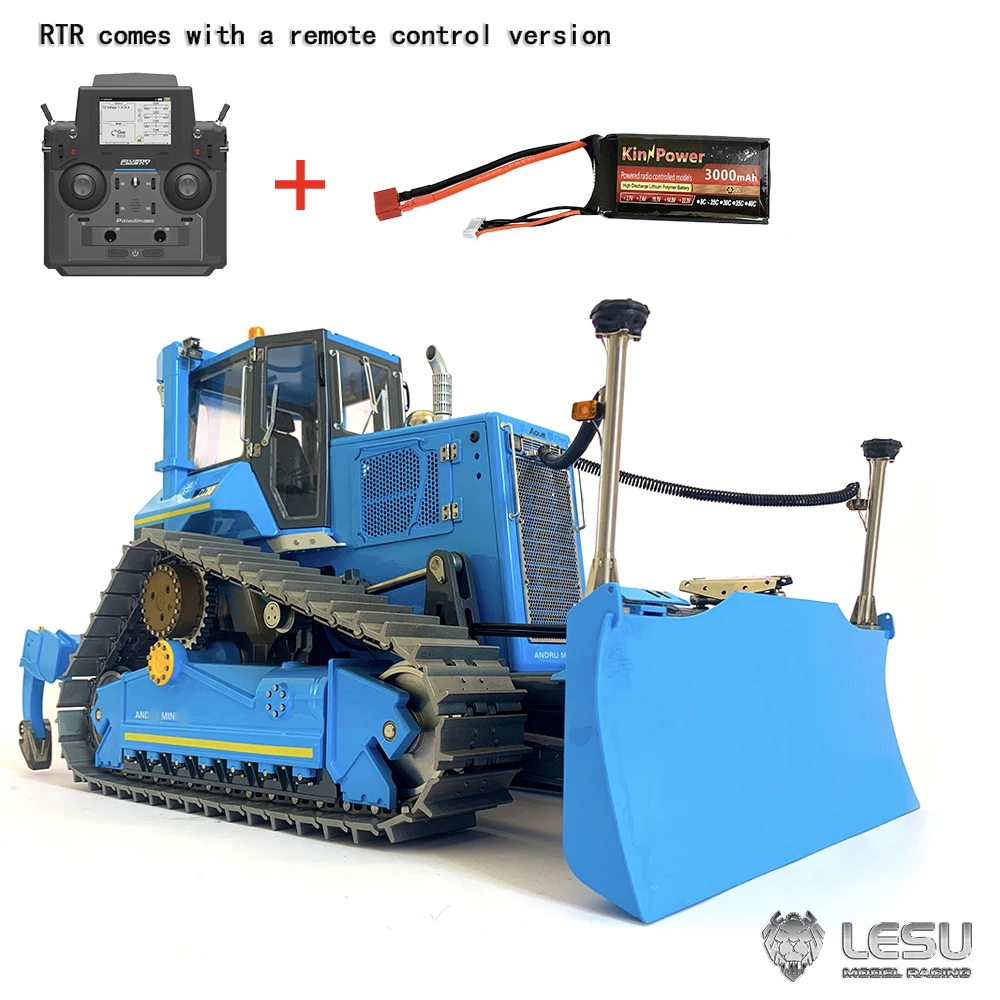 Gifts 1/14 LESU Aoue Dt60 Radio Control Dozer RTR RC Hydraulic Bulldozer Painted Assembled hobby Model Toys for Adults Th21453