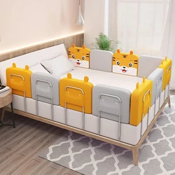 Bbay Playpen Height Adjustable Anti-collision Guardrail Babys Bed Fence Bed General Soft Gate Crib Rail