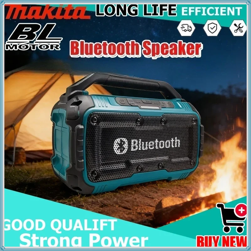 

Makita Bluetooth Speaker USB Type-C Port Charge Waterproof Loudspeaker Stereo Surround For Makita Battery Tools