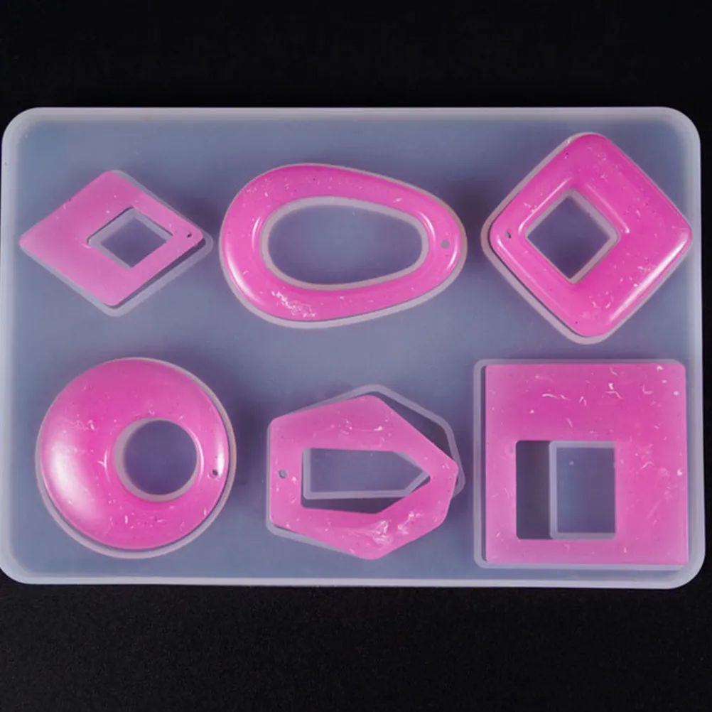 

Набор из 3 силиконовых форм для сережек, для изготовления подвесок, многоразовые формы для литья из смолы и эпоксидной смолы, инструменты для рукоделия