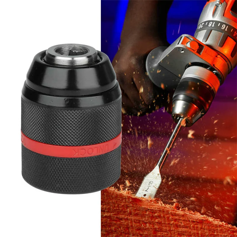 Imagem -02 - Mandril de Broca de Metal sem Chave com Rosca de Travamento Automático 220unf 1.513 mm Ferramenta de Troca Rápida Adaptador de Chave Redonda Hexagonal