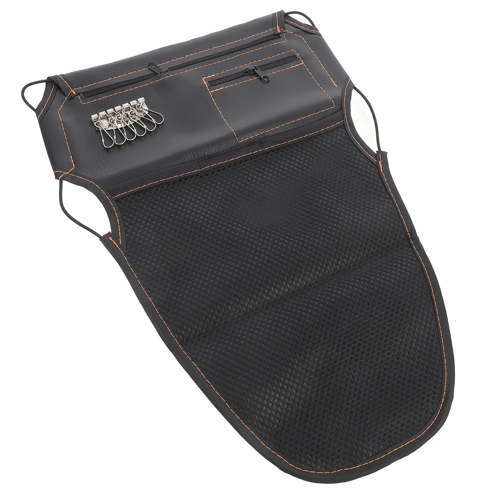 

Multifunctional Motorcycle Bag Durable PU Metal Large Capacity Rear Seat Organizer Under Bike Storage Tool Pouch For