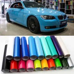 152cm Vinyl Wrap Stickers Covering Film Car Glossy Body Foil Decal Motorcycle for bmw e46 tesla model y toyota Accessories