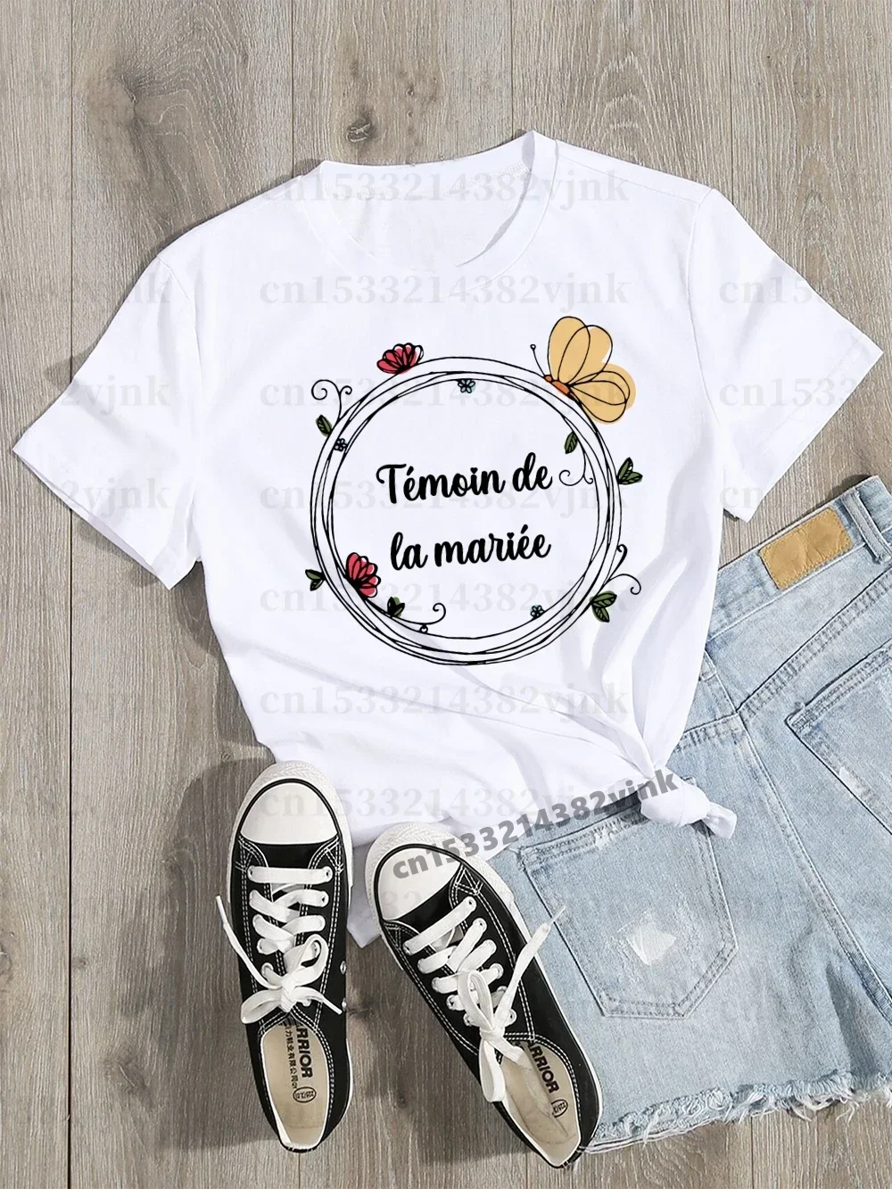 Women 2024 Summer Tee Shirt Future Mariee Team Bride Wedding Party Casual ladies basic O-collar White Black Short Sleeve T-shirt