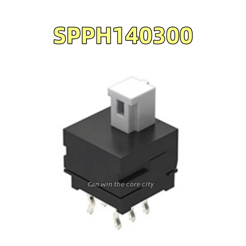 10 Pieces SPPH140300 Japan ALPS, with lock button switch flat head 6 foot touch button self-lock switch