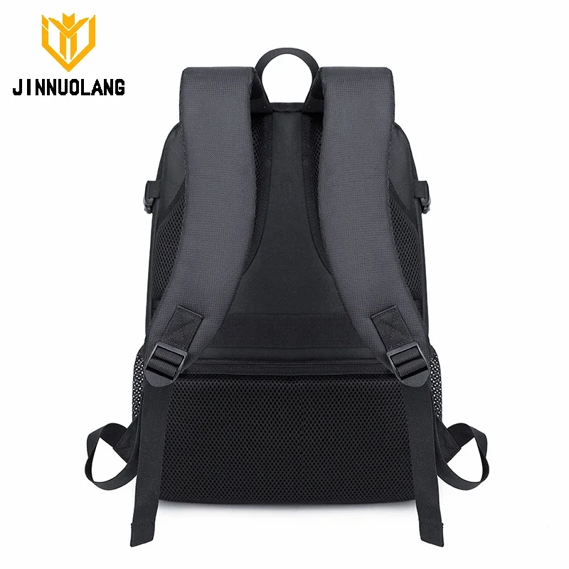 JINNUOLANG 30L Traveling Photography Business Backpack for DSLR Camera Bags Waterproof 15.6\'\' Laptop Nylon Rucksacks Anti-theft