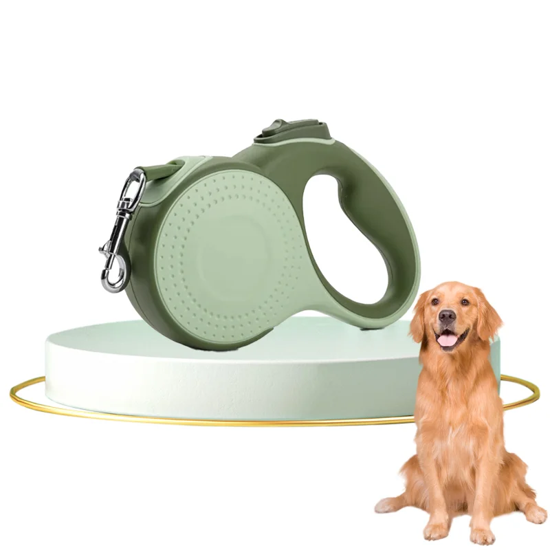 8M Heavy-Duty Retractable Pet Leash With Quick-Release Anti-Pull Design, Solid Reflective Safety Leash For Durable Use