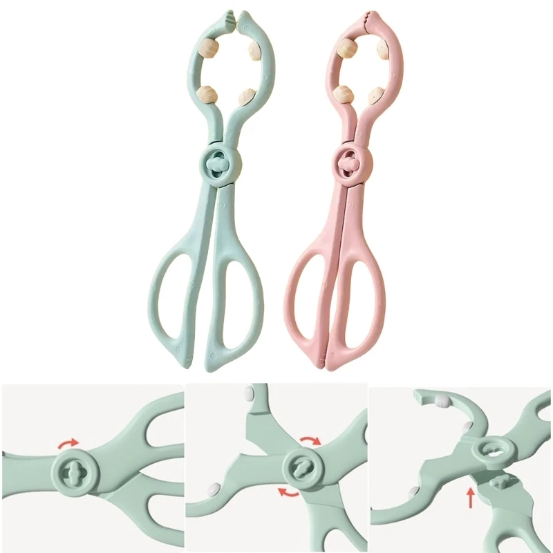  Baby Bottle Pickup Tongs Handling Tongs 2 Piece Set for Warm Bottle Handling