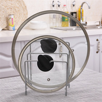 Stainless steel pot cover rack, vegetable board rack, storage rack, kitchen pot cover rack, knife holder, cutting board rack