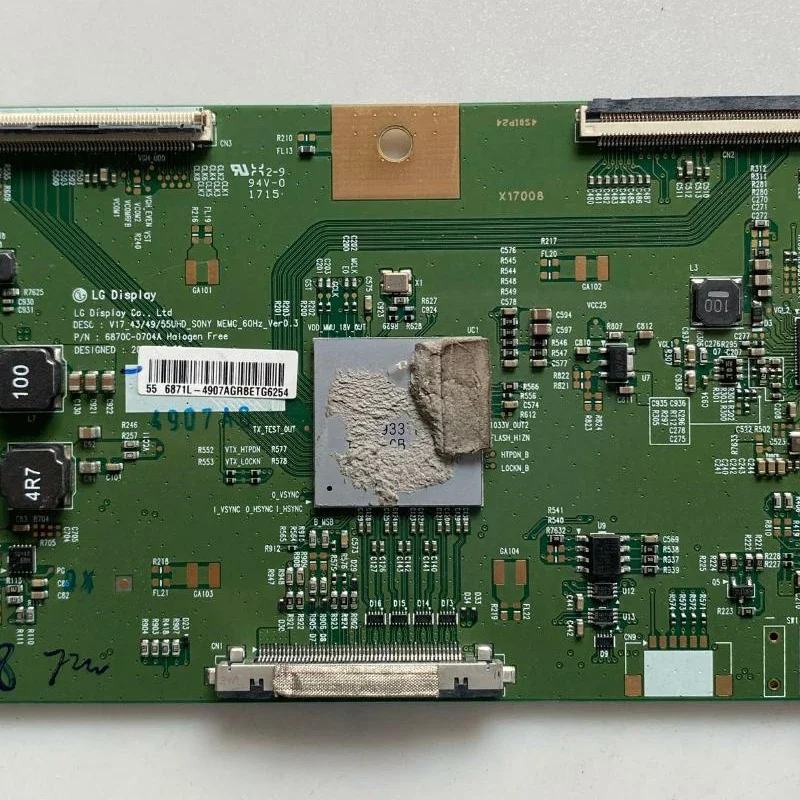 6870C-0704A T-Con ボードテレビ表示機器用 T Con カードオリジナル交換ボード