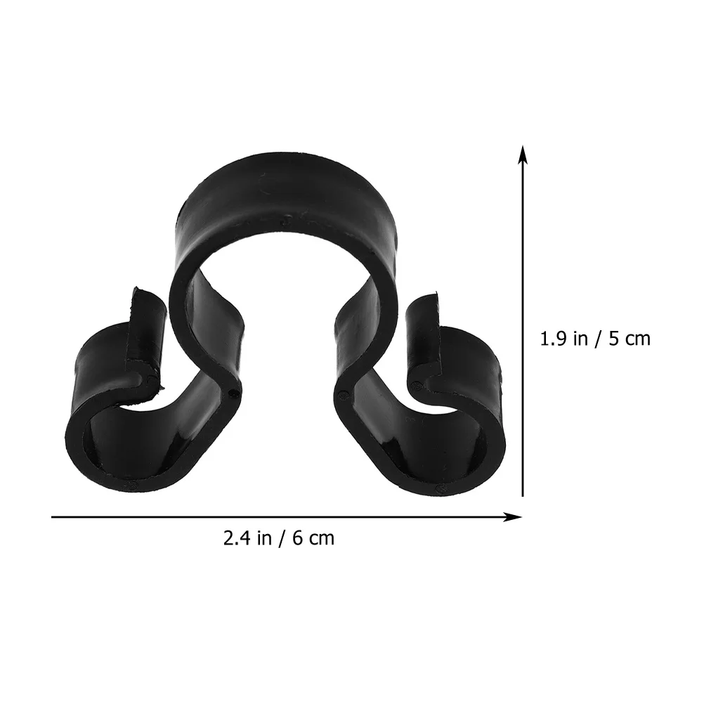 

10pcs Black for Candles Wine Holder Safety Wedding Party Decor Plastic Easy Clean Multi