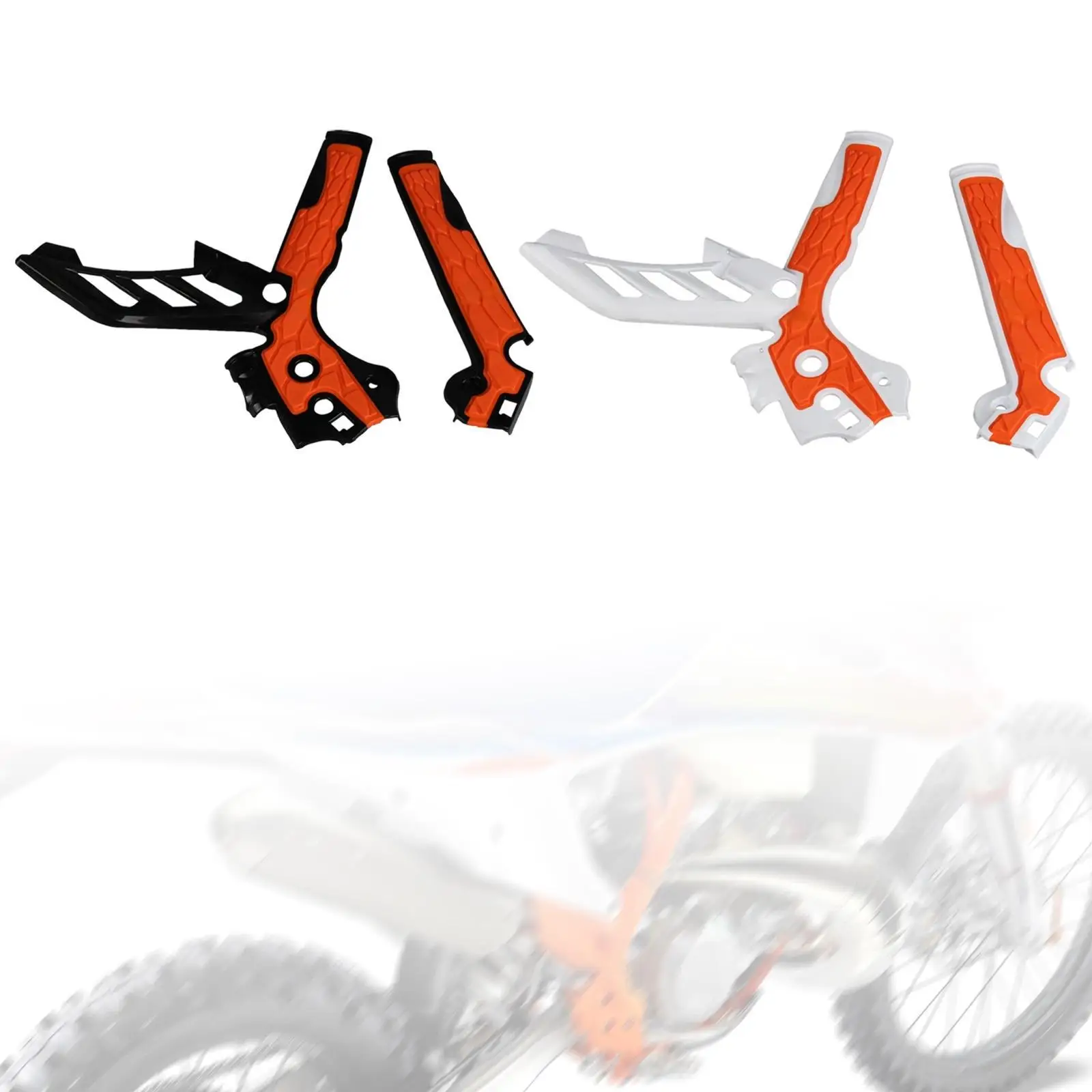 Picture 5: Motorcycle Frame Guards Motocross Accessory Premium Plastic Hard Shell Wear Resistant Sleek Design Easy to Install for Ktm