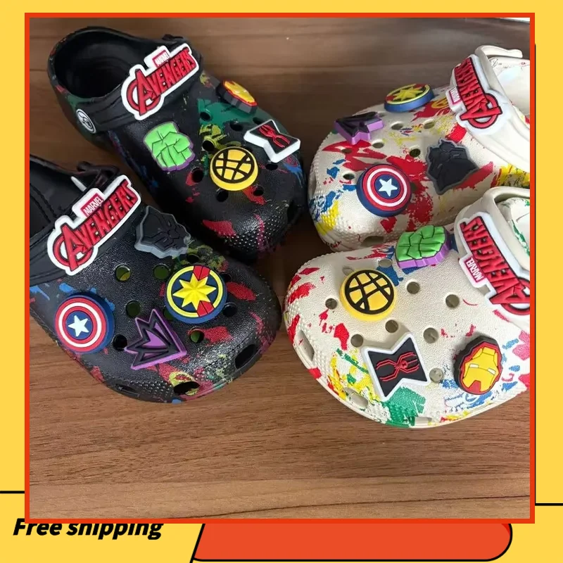 

2025 In Stock Mavel Series Peripheral Slippers Eva Ultra-Light Soft Soles Versatile Comfortable Shoes Fpr Boys And Girls