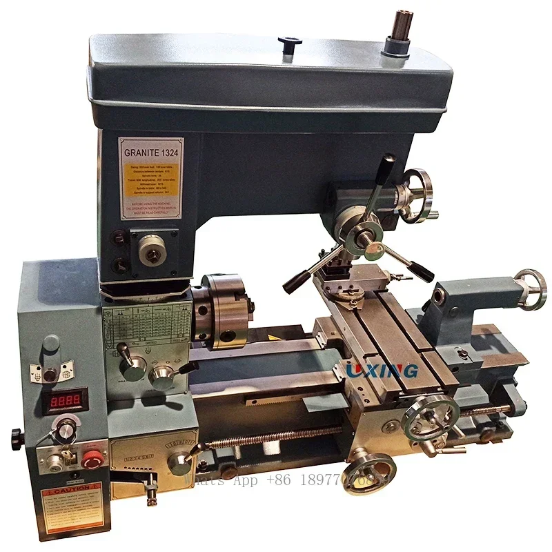 New CE Approved Benchtop Combo Multi-purpose G1324 G1340 Combination Mini Metal Bench Lathe Drill Mill Milling Machine