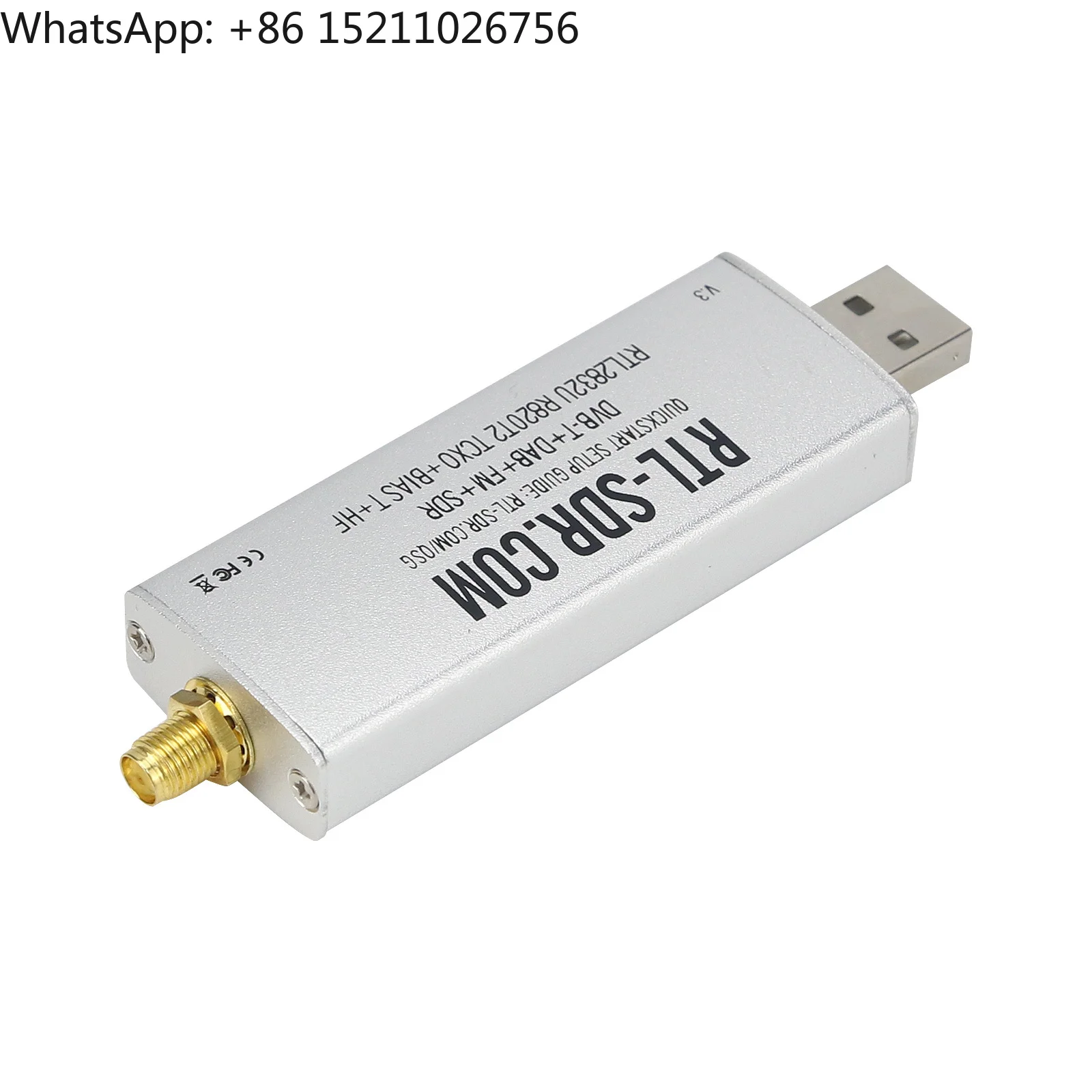 

RTL-SDR Blog V3 R820T2 RTL2832U 1PPM TCXO SMA RTL SDR Radio Software Only Without Accessories