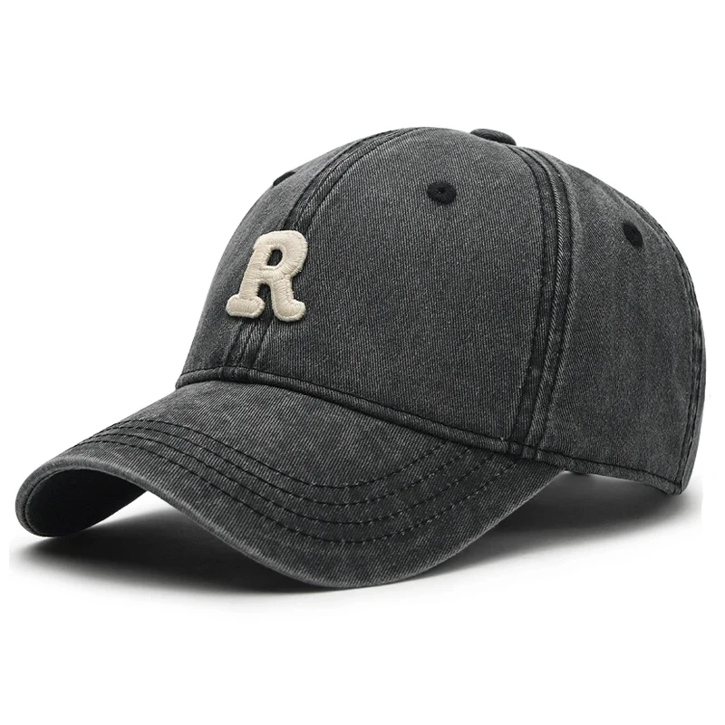 

Cotton Baseball Cap Washed Cloth Men Women Snapback Hat Vintage Hip Hop Fitted Caps Solid Color Dad Bone Casquette